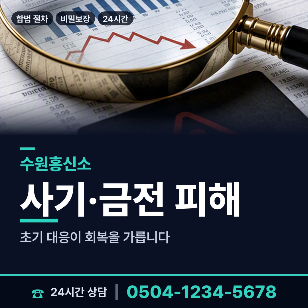 수원 호매실동 계약사기조사 상담 안내