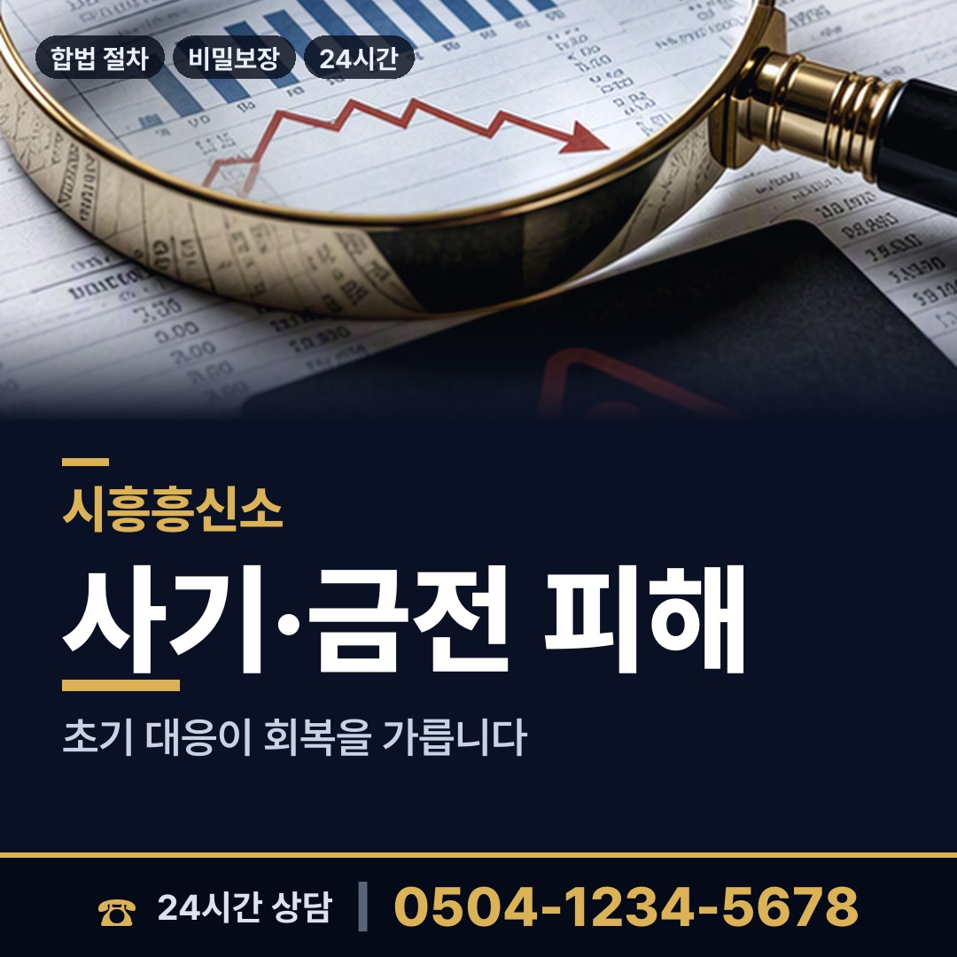 시흥 목감동 탐정의뢰 상담 안내