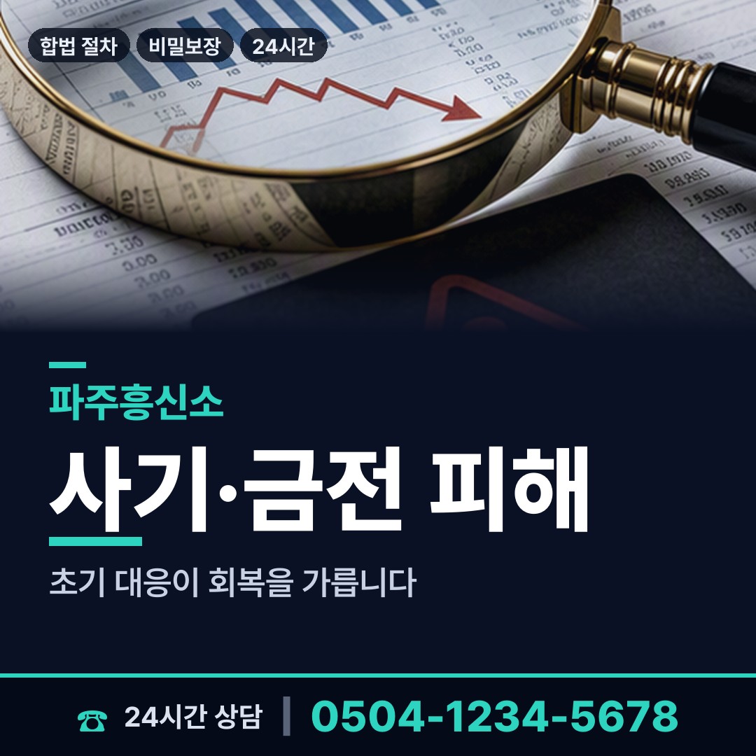파주 운정2동 외도증거 상담 안내