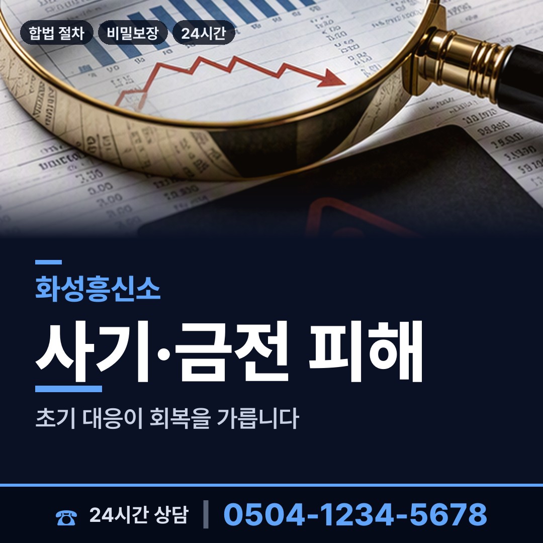 화성 우정읍 온라인사기조사 상담 안내